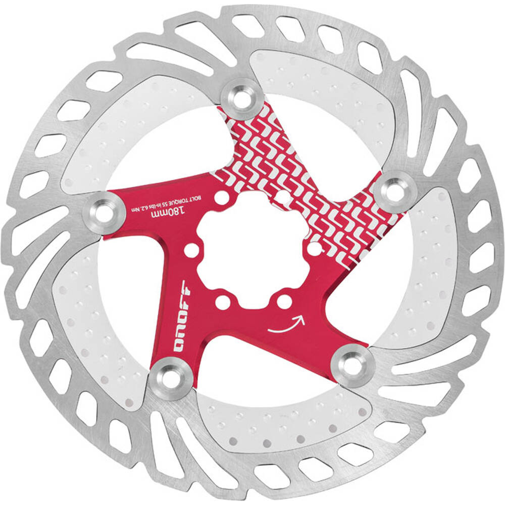 Onoff pastillas discos y accesorios freno AM DISCO ONOFF COOLER FLOTANTE 180MM vista frontal