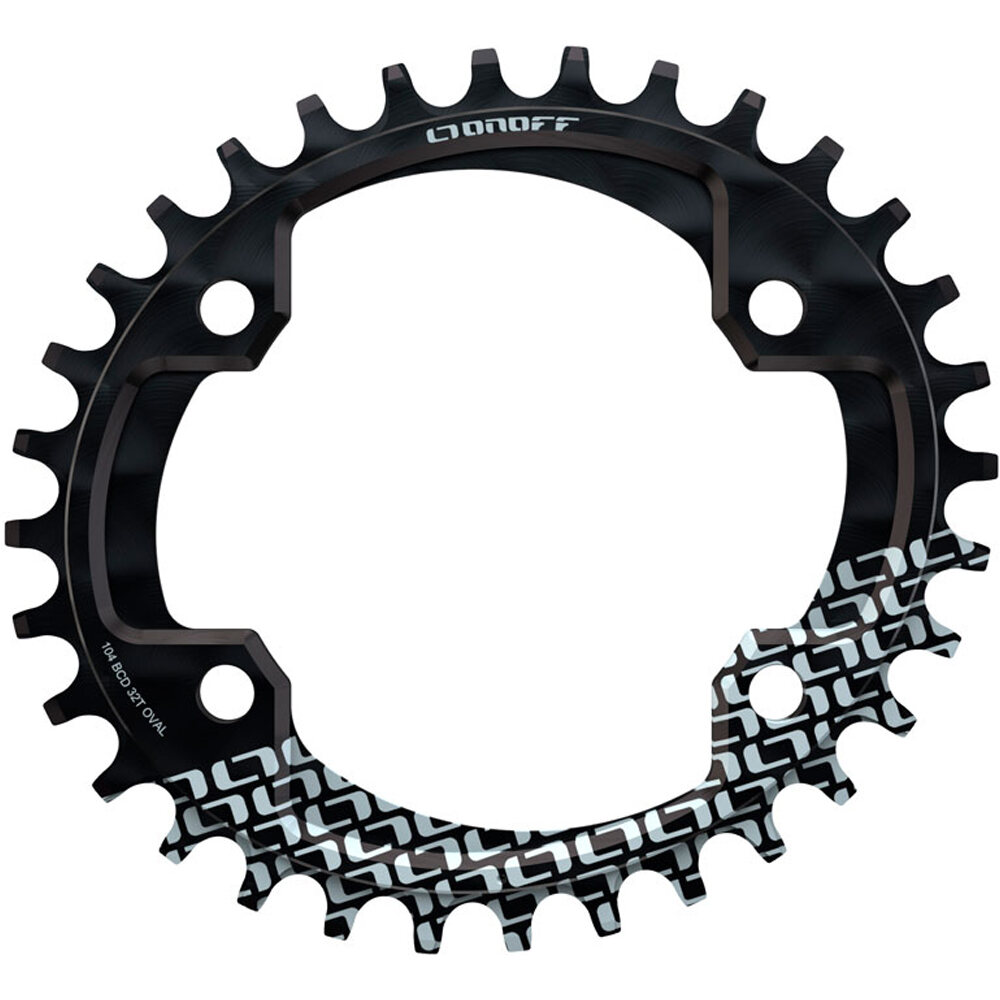 Onoff platos mtb AM PLATO ONOFF (BCD104) OVAL 32T vista frontal
