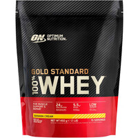 Optimum Nutrition proteínas ON 100% Whey Gold Standard 1LB Banana vista frontal