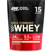 Optimum Nutrition proteínas ON 100% Whey Gold Standard 1LB Vanilla I vista frontal