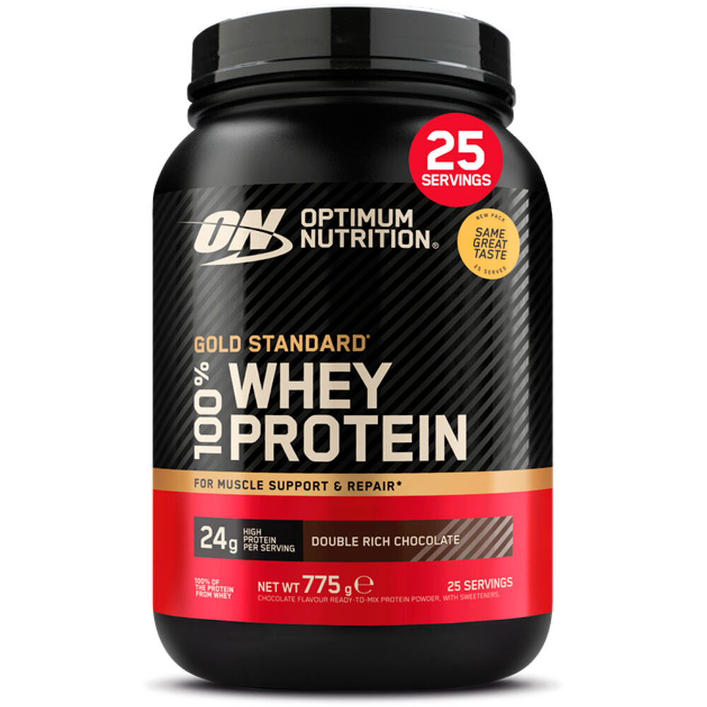 Optimum Nutrition proteínas ON 100% Whey Gold Standard 775g vista frontal