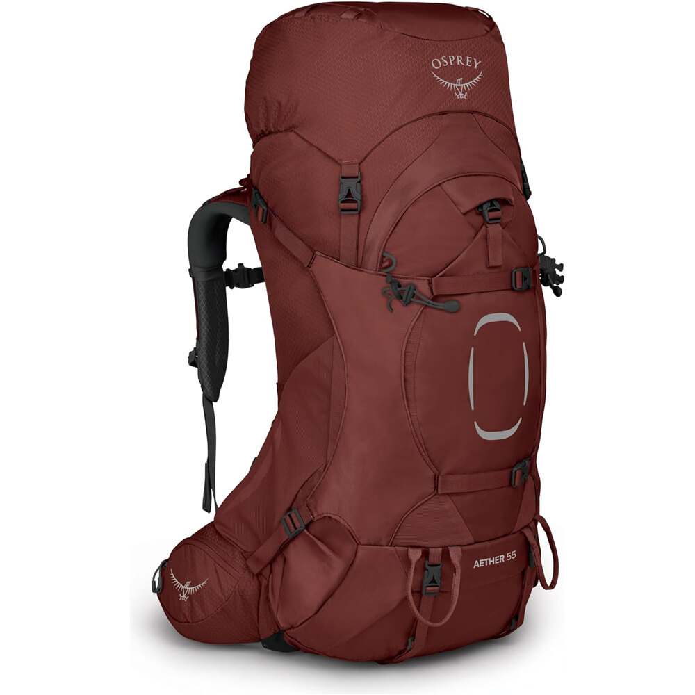 Osprey mochila montaña Aether 55 vista frontal
