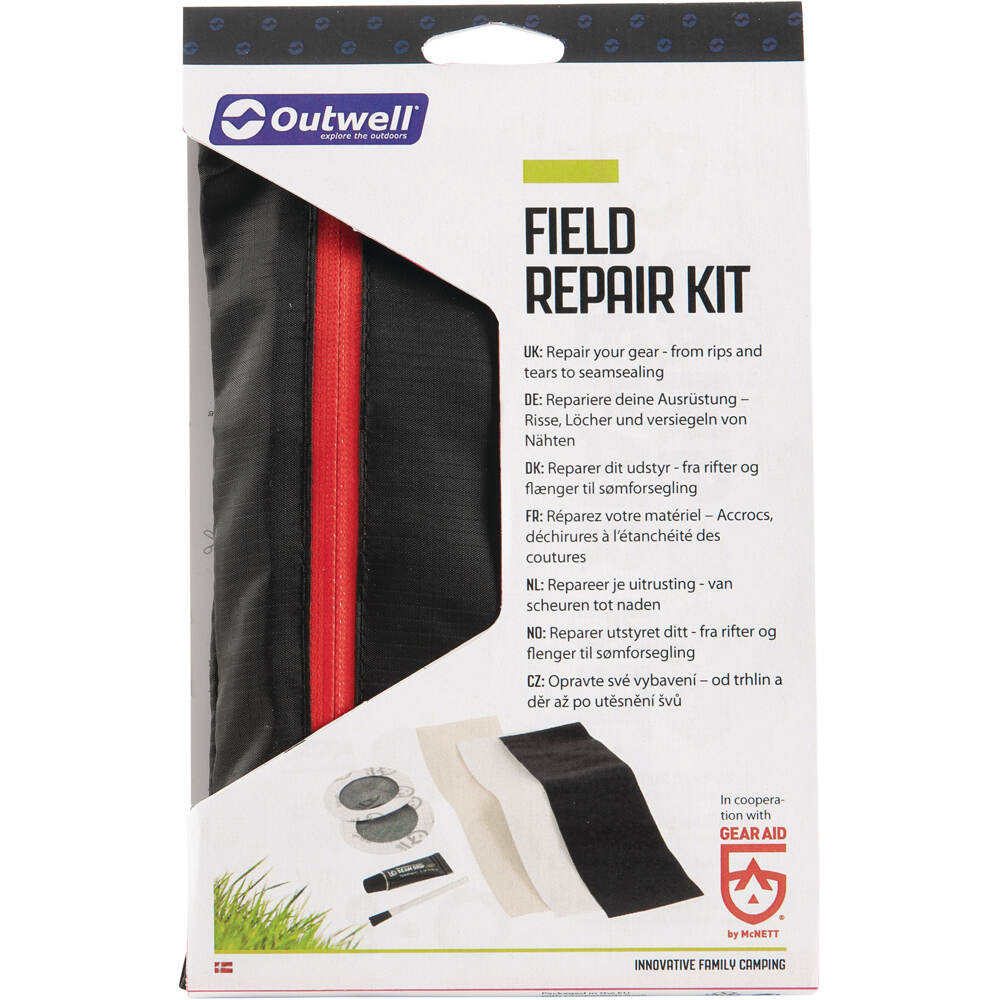 Outwell accesorios tiendas de campaña FIELD REPAIR kit reparacin nylon vista frontal