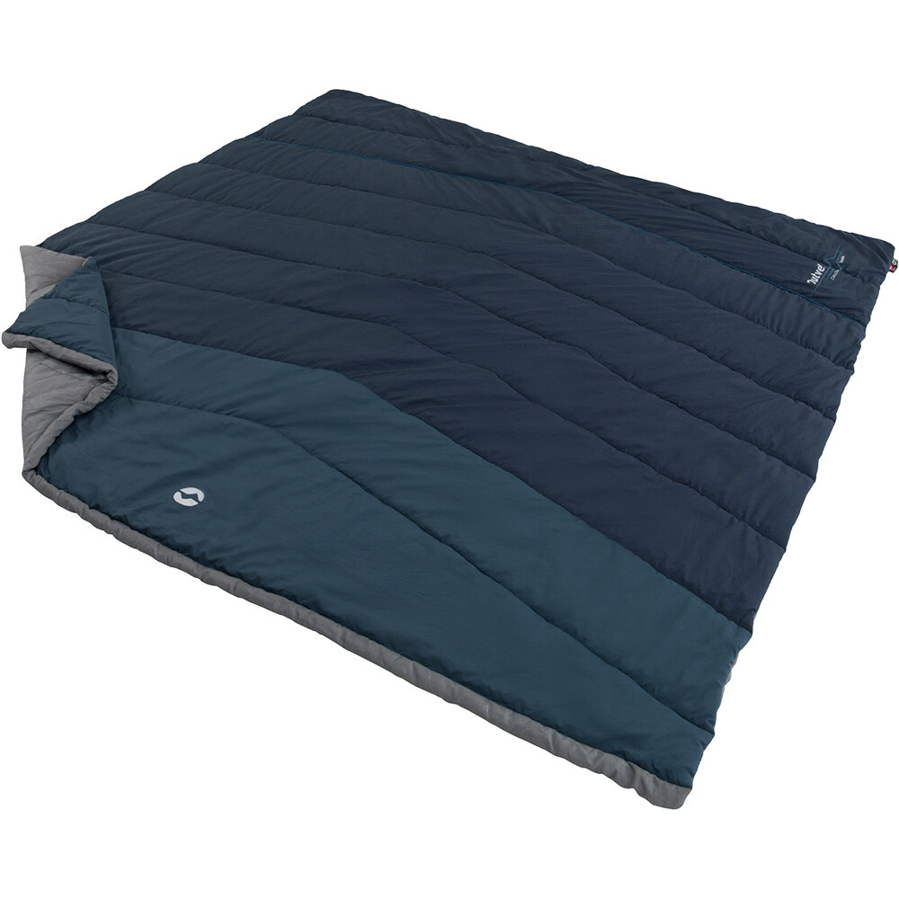 Outwell saco de dormir CALDERA DUVET DOUBLE vista frontal