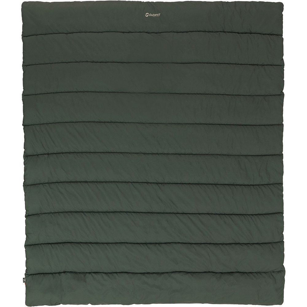 Outwell saco de dormir CAMPION DUVET DOUBLE vista frontal