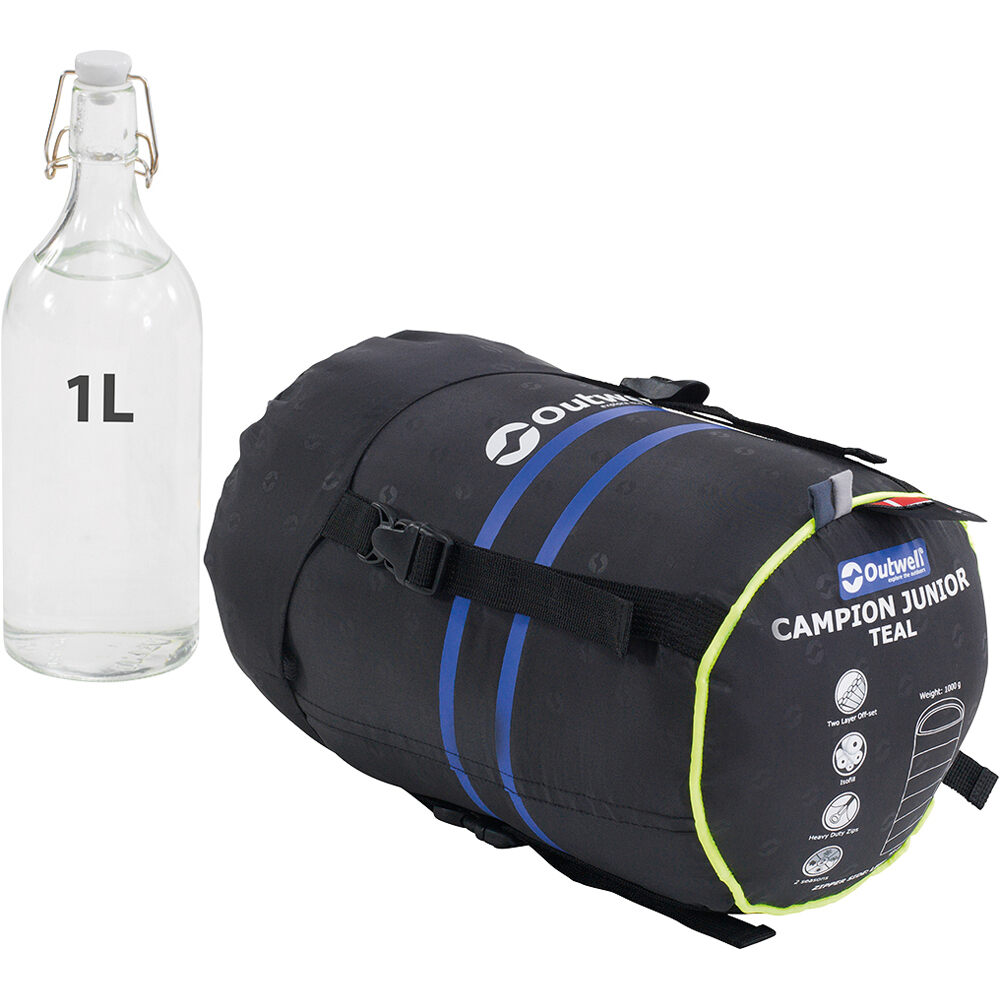 Outwell saco de dormir CAMPION JUNIOR Teal 04