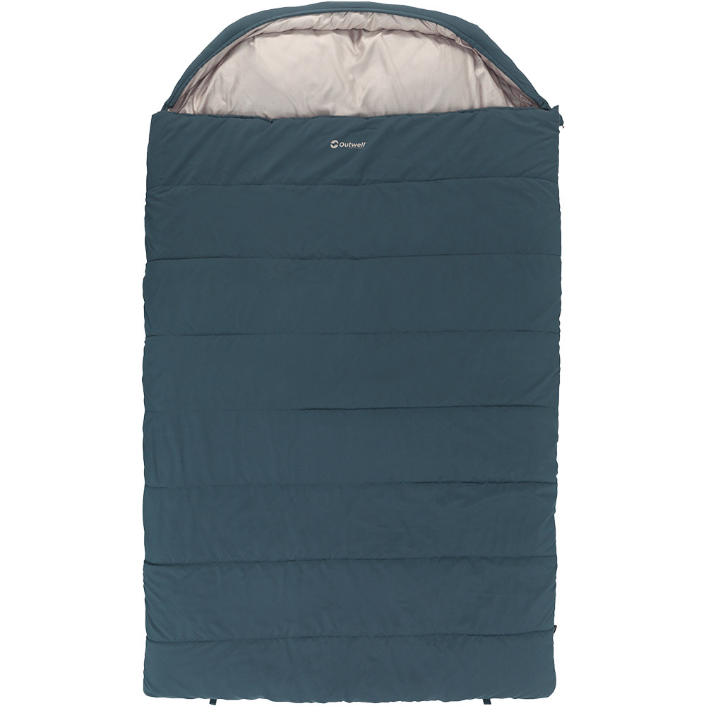 Outwell saco de dormir CAMPION LUX DOUBLE vista frontal