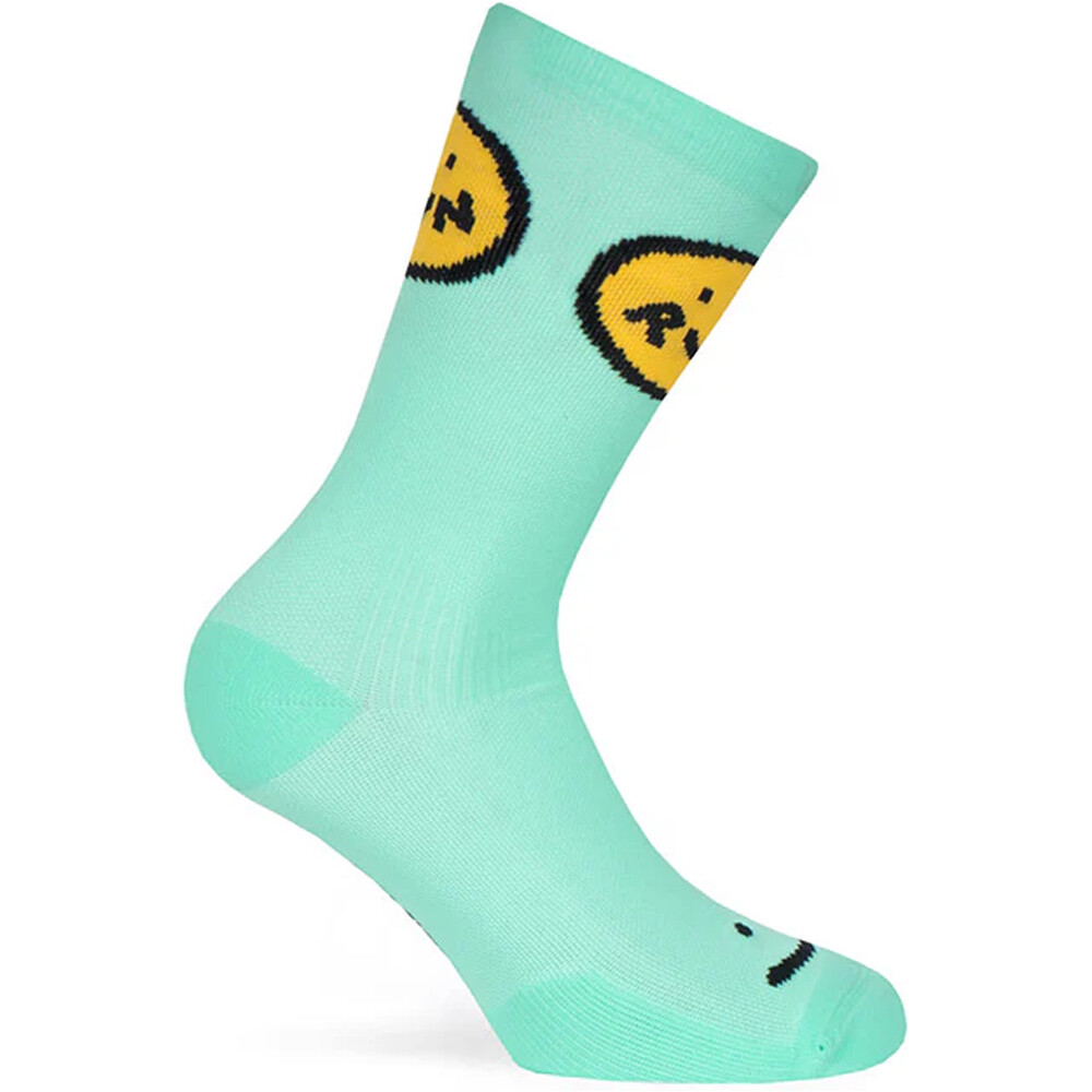 Pacific&Co calcetines running SMILE RUN vista frontal