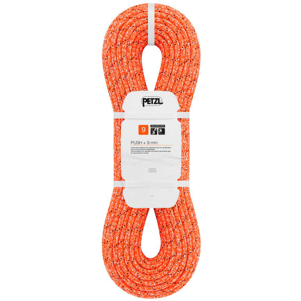Petzl cuerda escalada Cuerda PUSH + 9MM 60M vista frontal