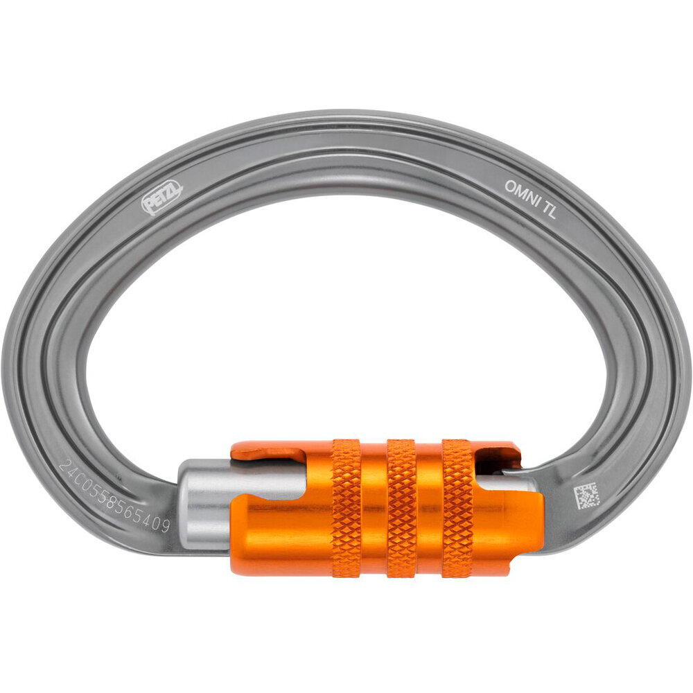 Petzl mosquetón seguridad Mosquetn OMNI TRIACT-LOCK vista frontal