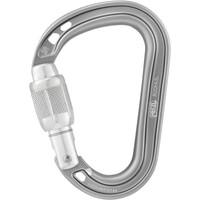Petzl mosquetón seguridad Mosquetn ROCHA SCREW-LOCK Gris 01