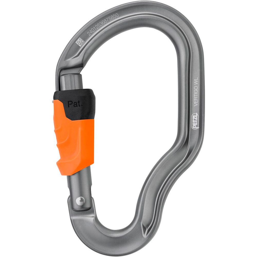 Petzl mosquetón seguridad Mosquetn VERTIGO WIRE-LOCK vista frontal