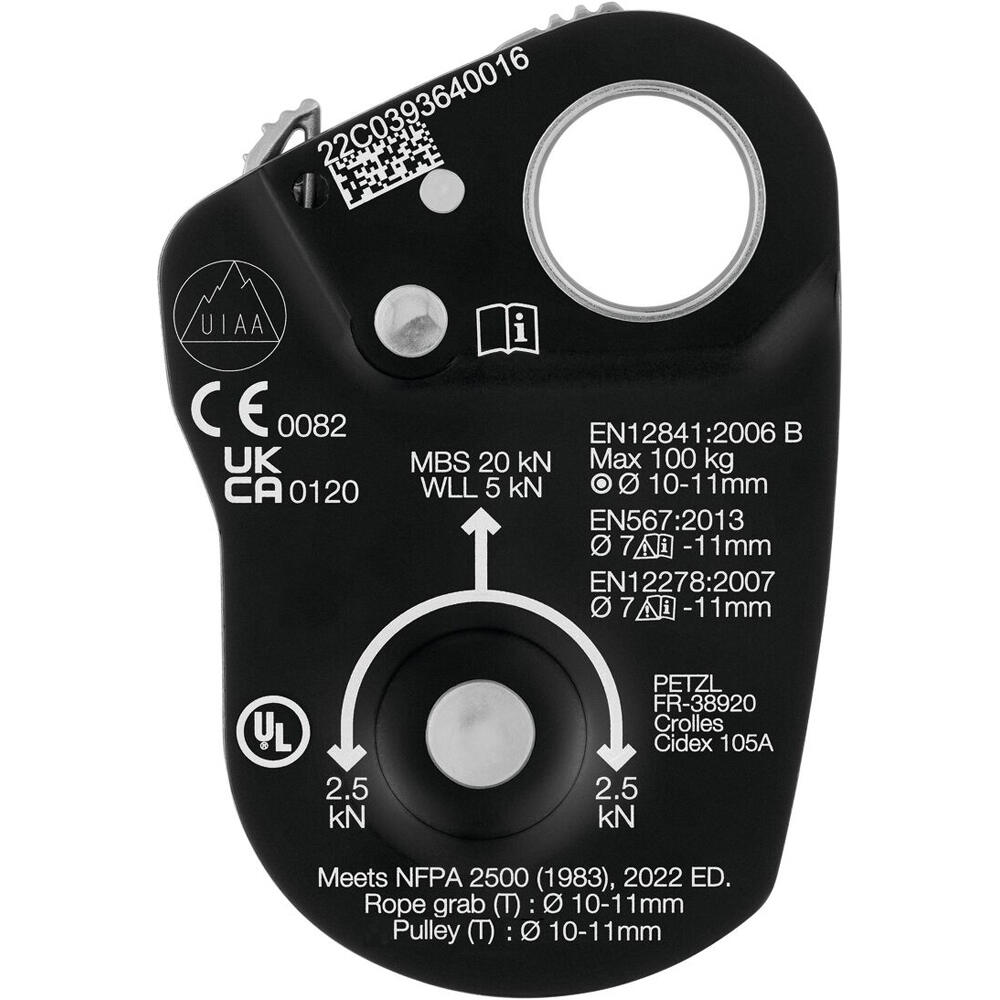 Petzl poleas escalada Polea bloqueadora MINI TRAXION 01