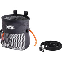 Petzl saco magnesio Bolsa p/ magnesio SAKAPOCHE Negro DAZZLE vista frontal