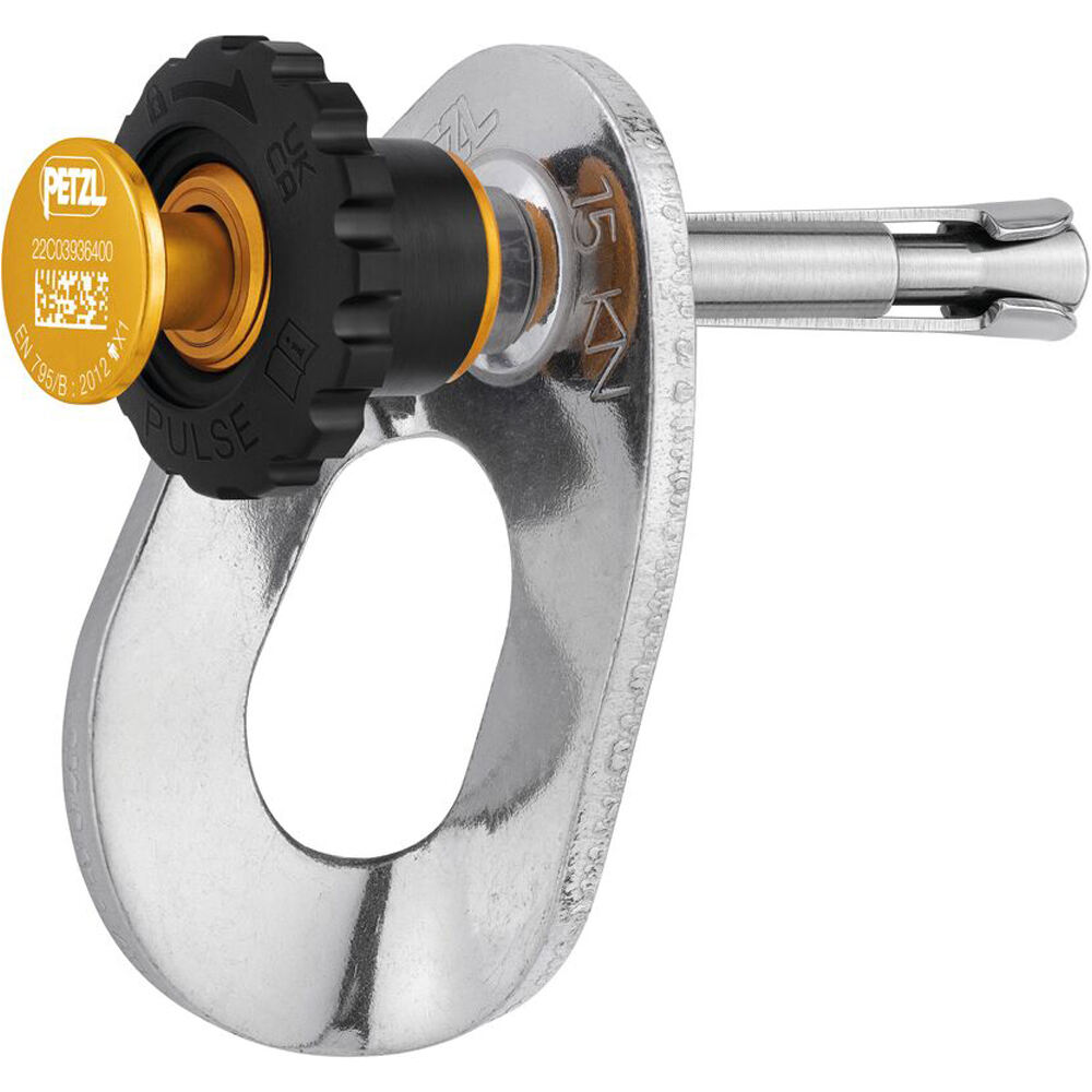 Petzl seguros perforados Anclaje extrable PULSE 8MM vista frontal