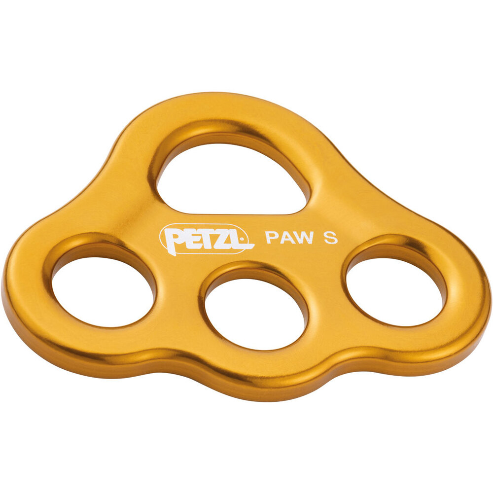 Petzl varios roca Placa multianclajes PAW S vista frontal