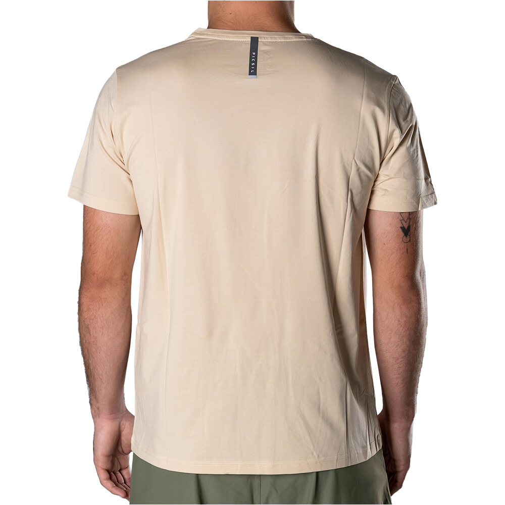 Picsil camiseta fitness hombre Tee Essentials vista trasera