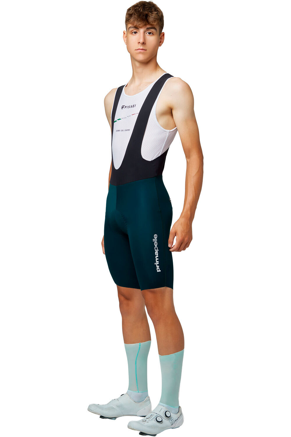Pissei culotte corto hombre PRIMAPELLE BIB SHORTS vista detalle