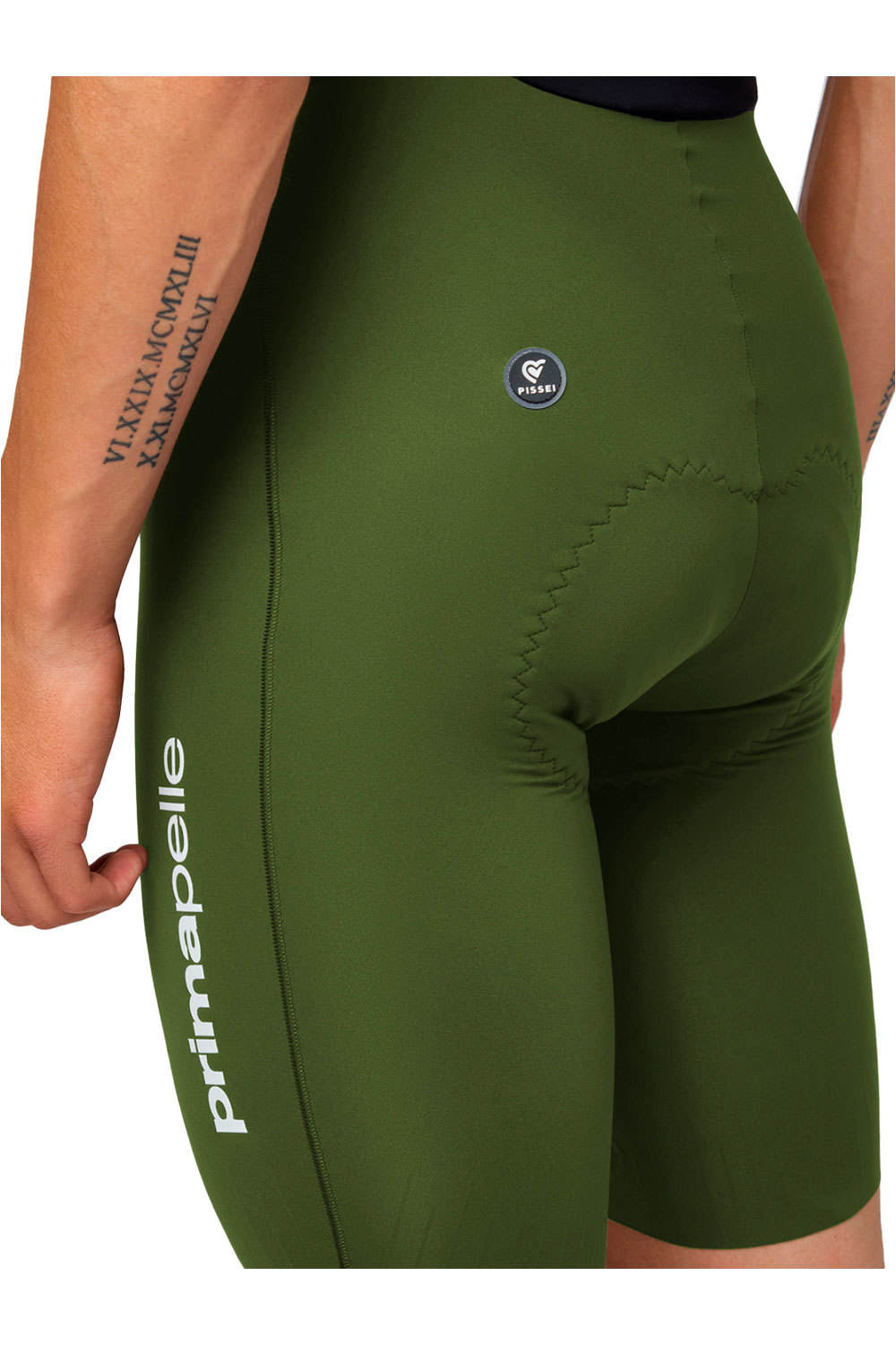 Pissei culotte corto hombre PRIMAPELLE BIB SHORTS vista detalle