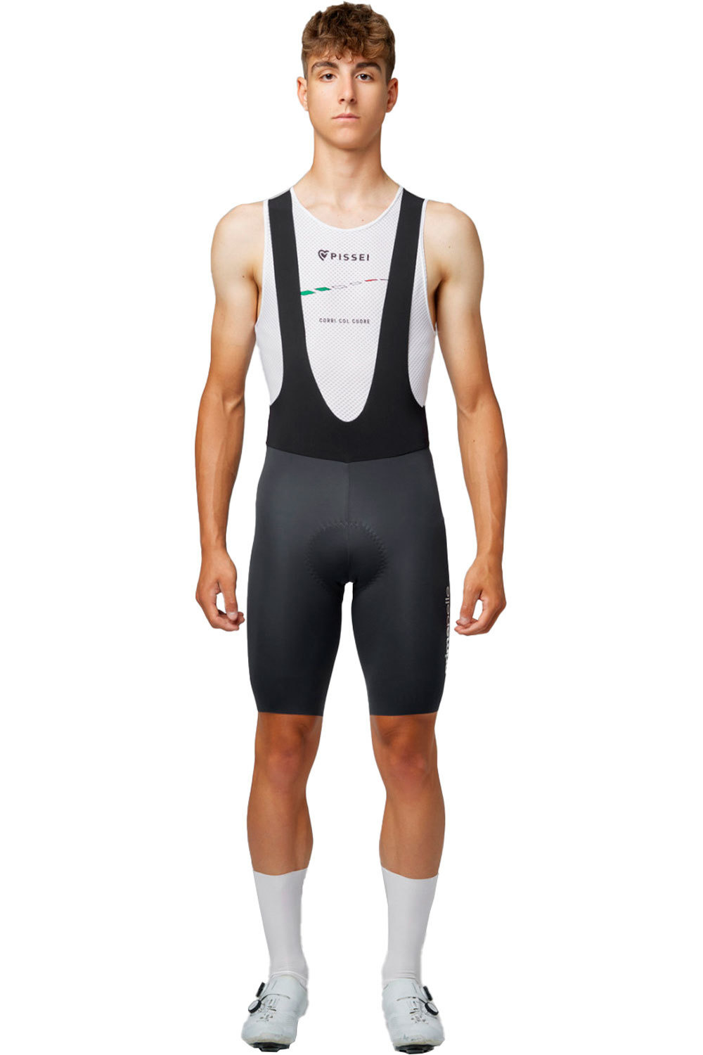 Pissei culotte corto hombre PRIMAPELLE BIB SHORTS vista frontal