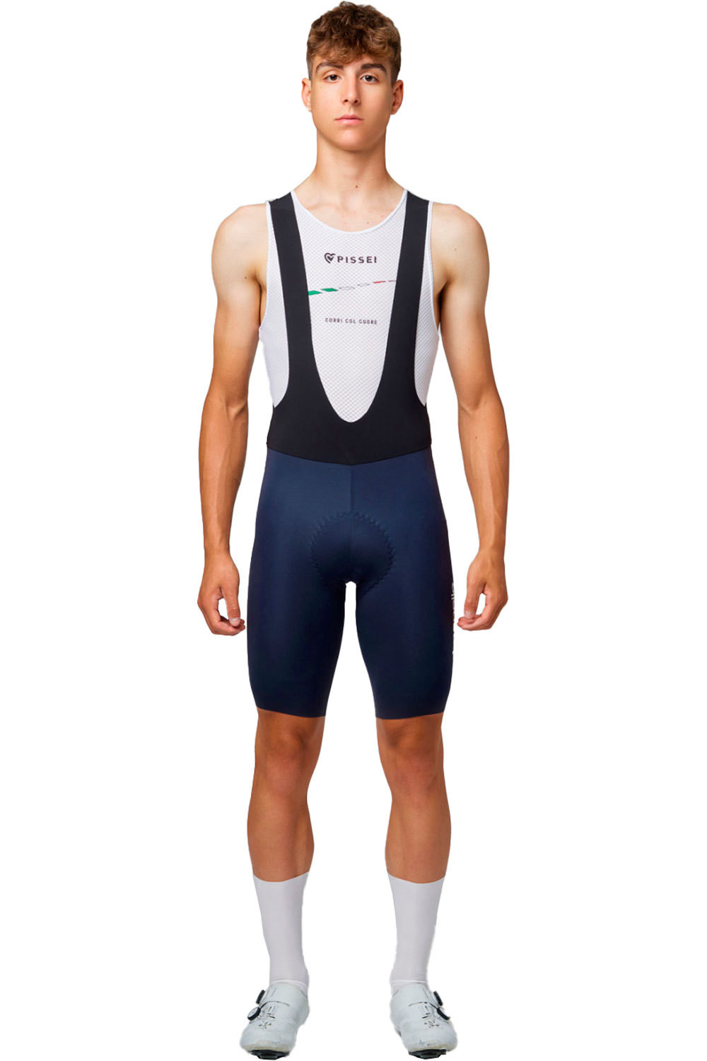 Pissei culotte corto hombre PRIMAPELLE BIB SHORTS vista frontal