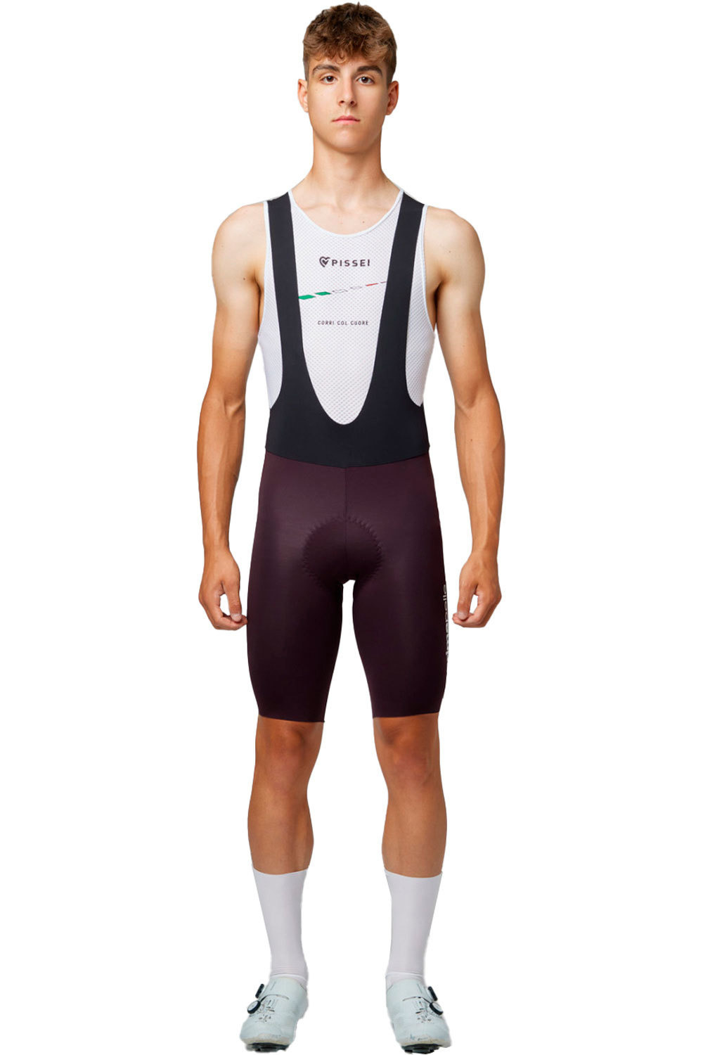 Pissei culotte corto hombre PRIMAPELLE BIB SHORTS vista frontal