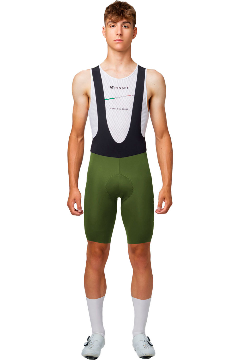 Pissei culotte corto hombre PRIMAPELLE BIB SHORTS vista frontal