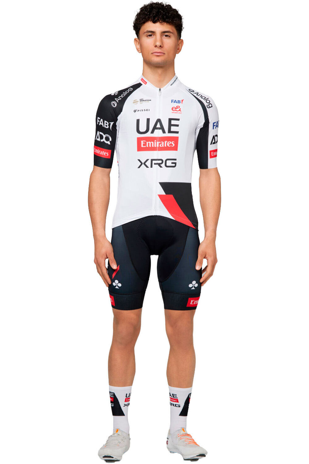 Pissei maillot manga corta hombre UAE REPLICA SHORT SLEEVE JERSEY vista frontal