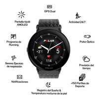 Polar pulsómetros con gps IGNITE 3 BRAIDED YARN BLK S-L 07