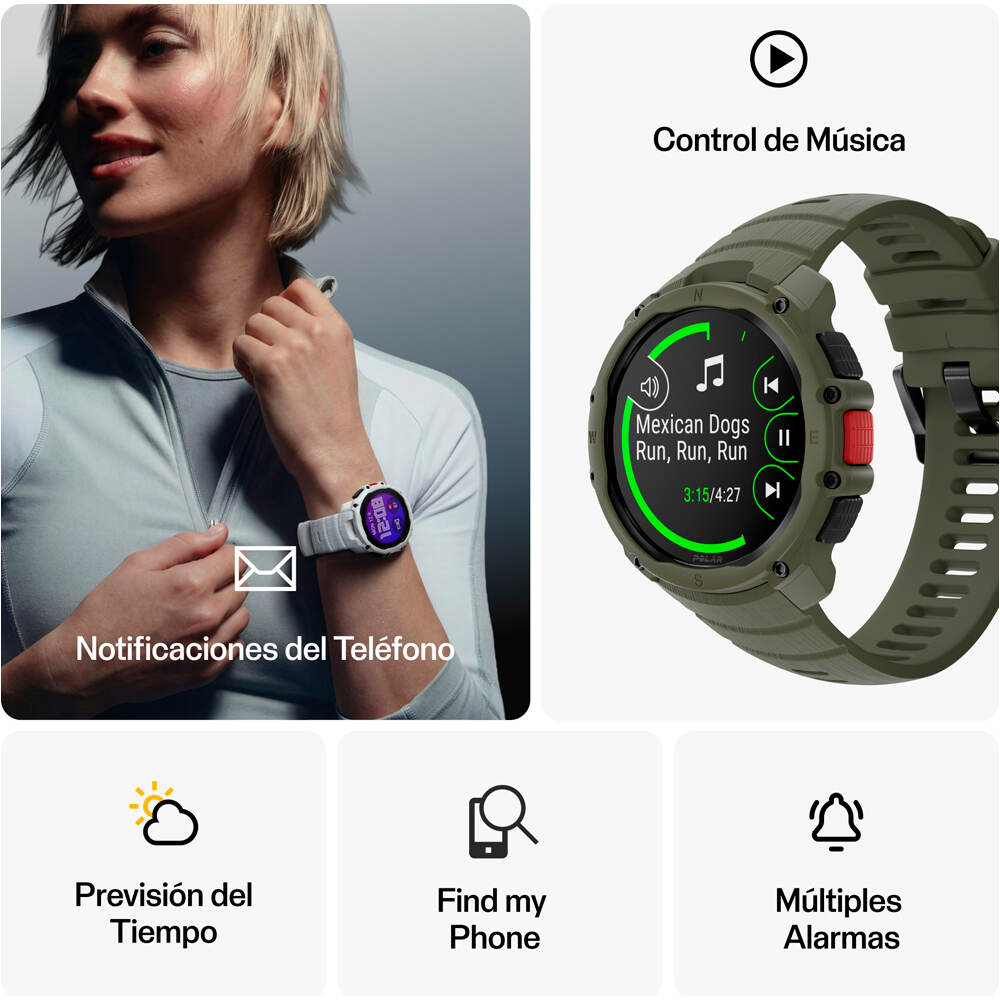 Polar pulsómetros con gps POLAR STREET X GRN S-L 18