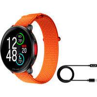 Polar pulsómetros con gps VANTAGE V3 BLK/BLK W/ORA H&L vista frontal