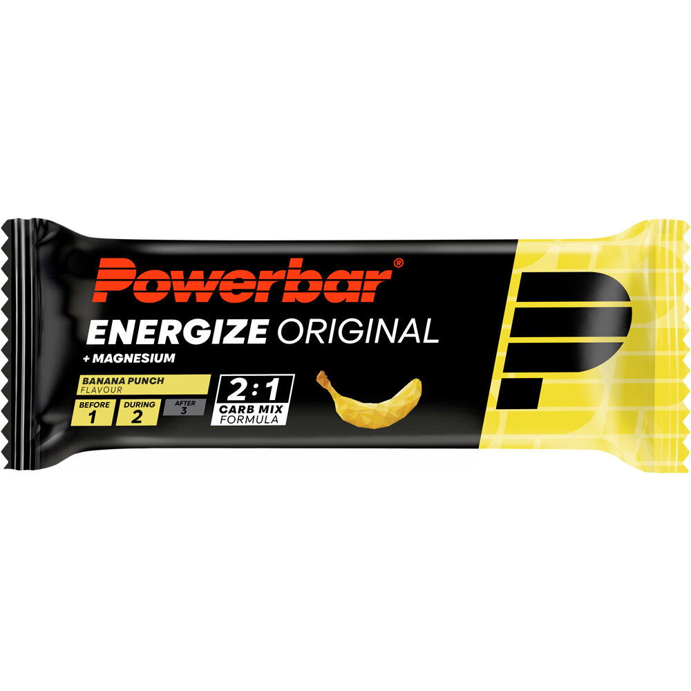 Powerbar barritas energéticas Energize Original Banana Punch vista frontal