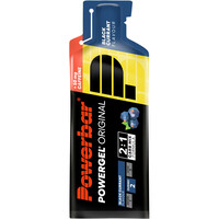 Powerbar energía instantánea PowerGel Black Currant cafeina vista frontal