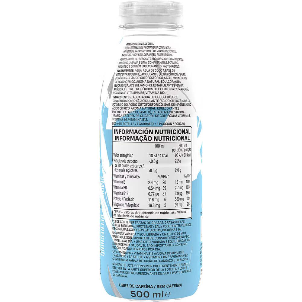 Prime hidratación PRIME BEB ISOT ICE BLUECHILL 500mL 01