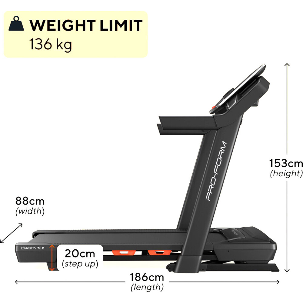 Proform cinta de correr Carbon TLX 04