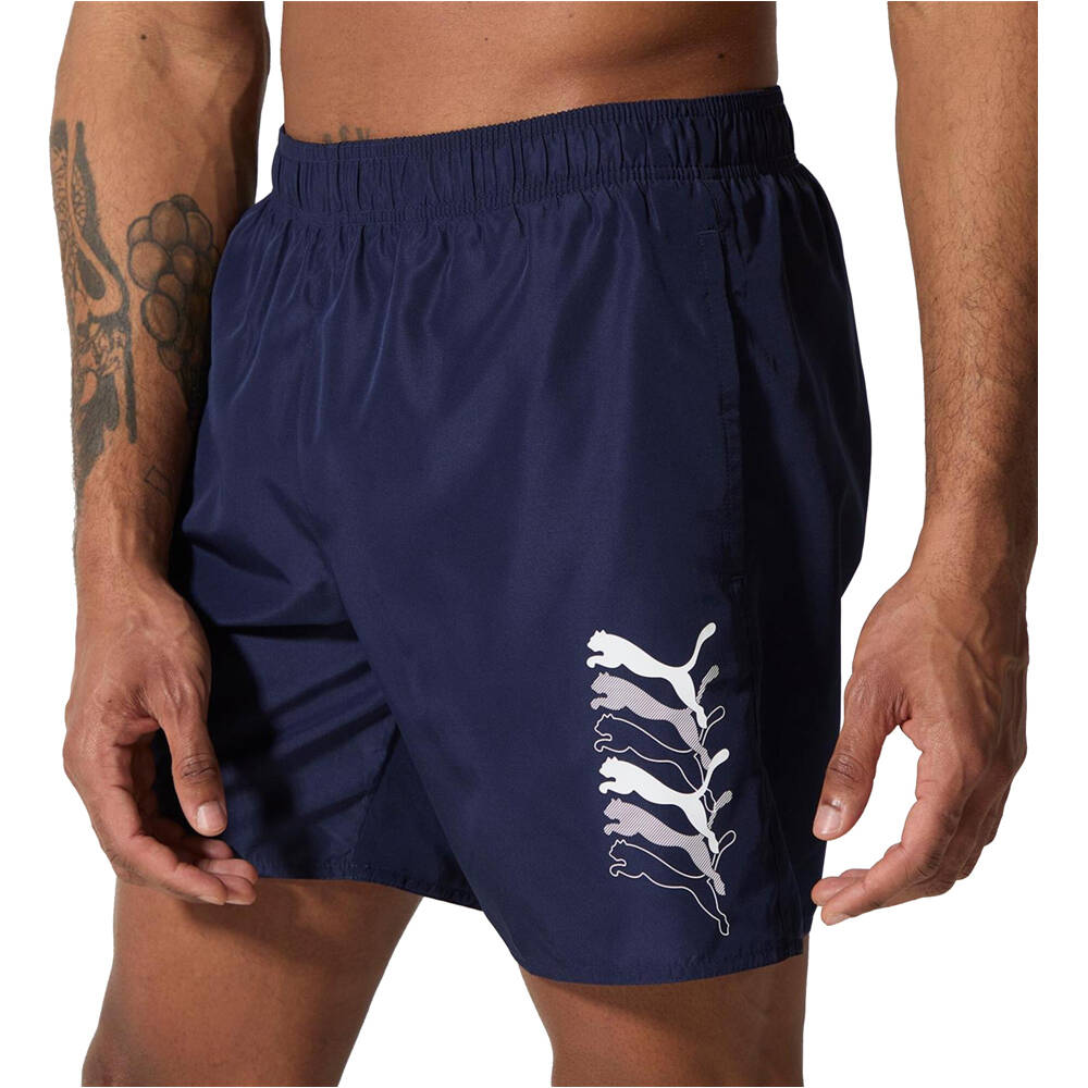 Puma bañador playa hombre PUMA SWIM MEN CATS MID vista detalle