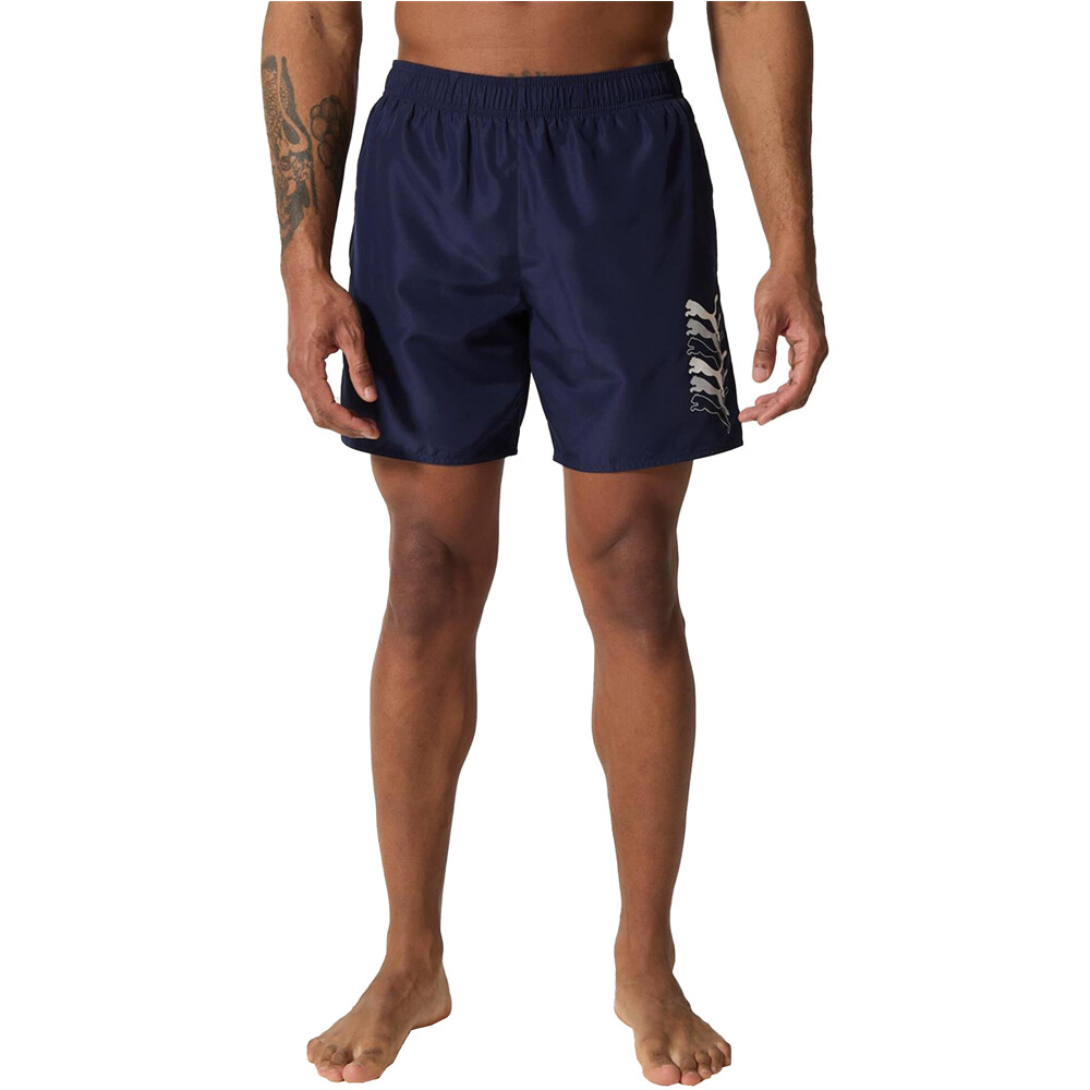 Puma bañador playa hombre PUMA SWIM MEN CATS MID vista frontal