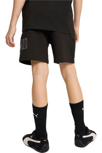 Puma bermuda niño ESS LOGO LAB Execution Shorts TR B vista trasera