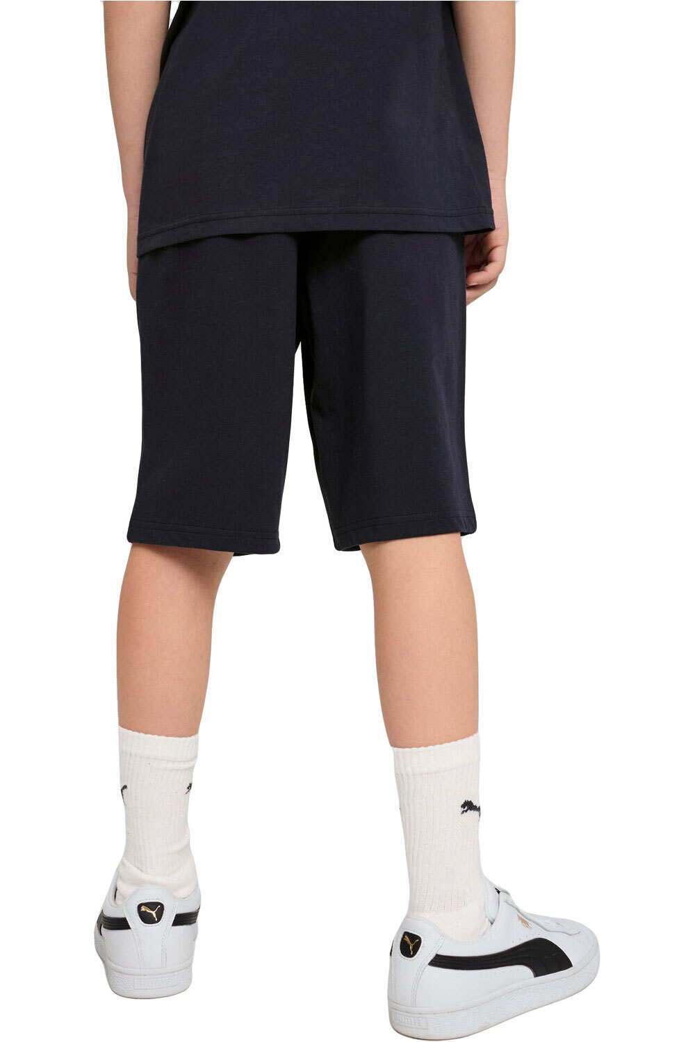 Puma bermuda niño ESS No. 1 Logo Jersey Shorts B vista trasera