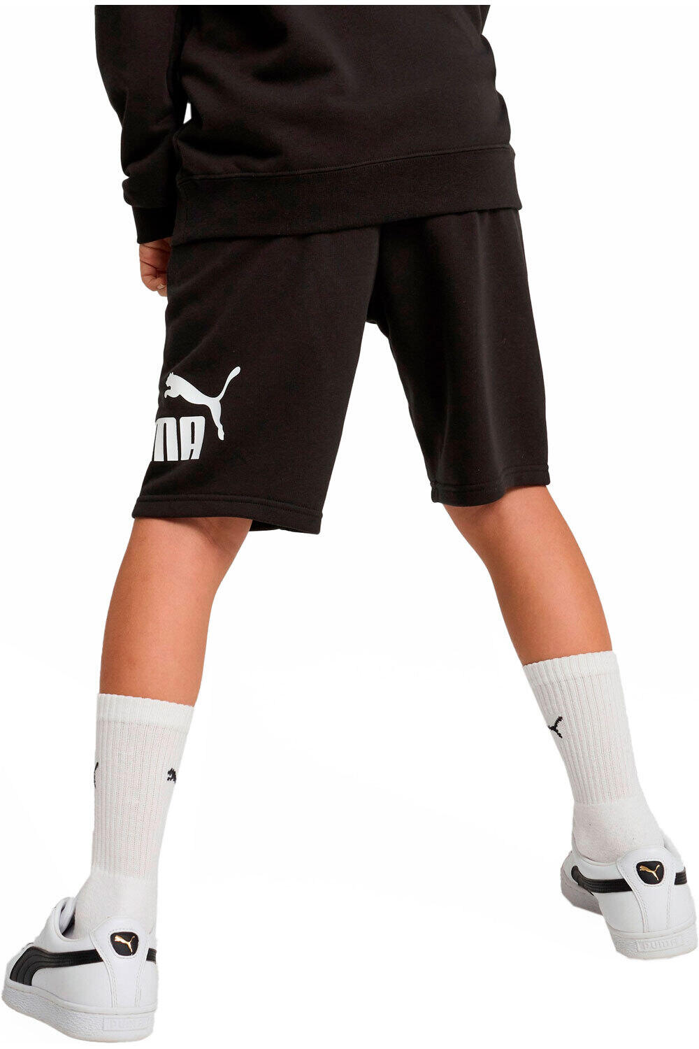 Puma bermuda niño X_ESS No. 1 Logo Short vista trasera