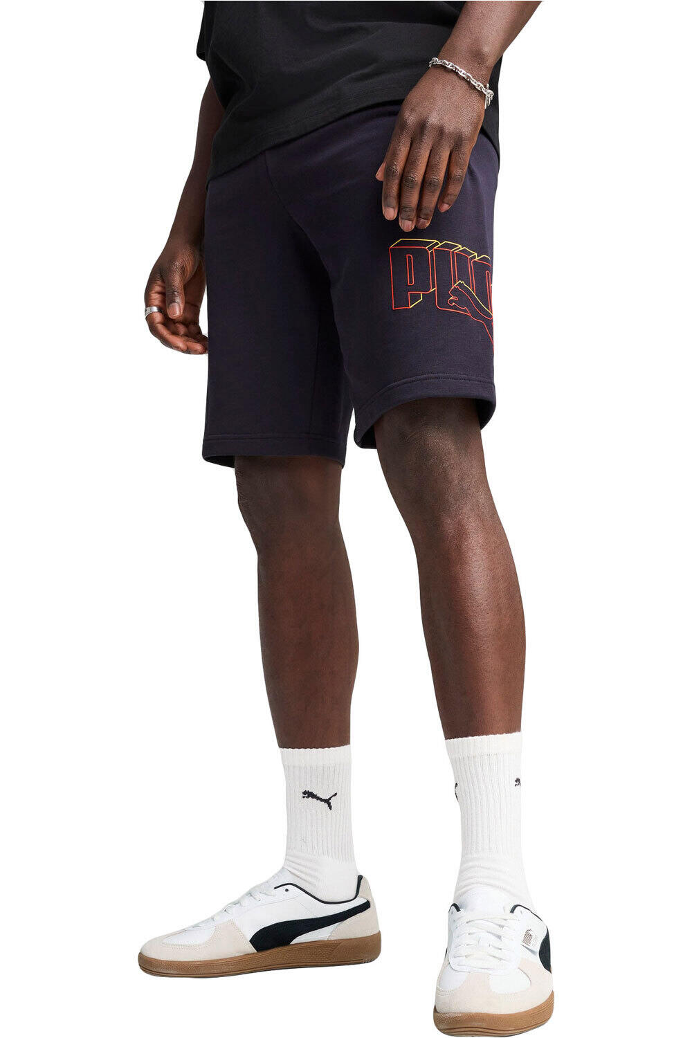 Puma bermudas hombre ESS LOGO LAB Execution Shorts 10  TR vista frontal