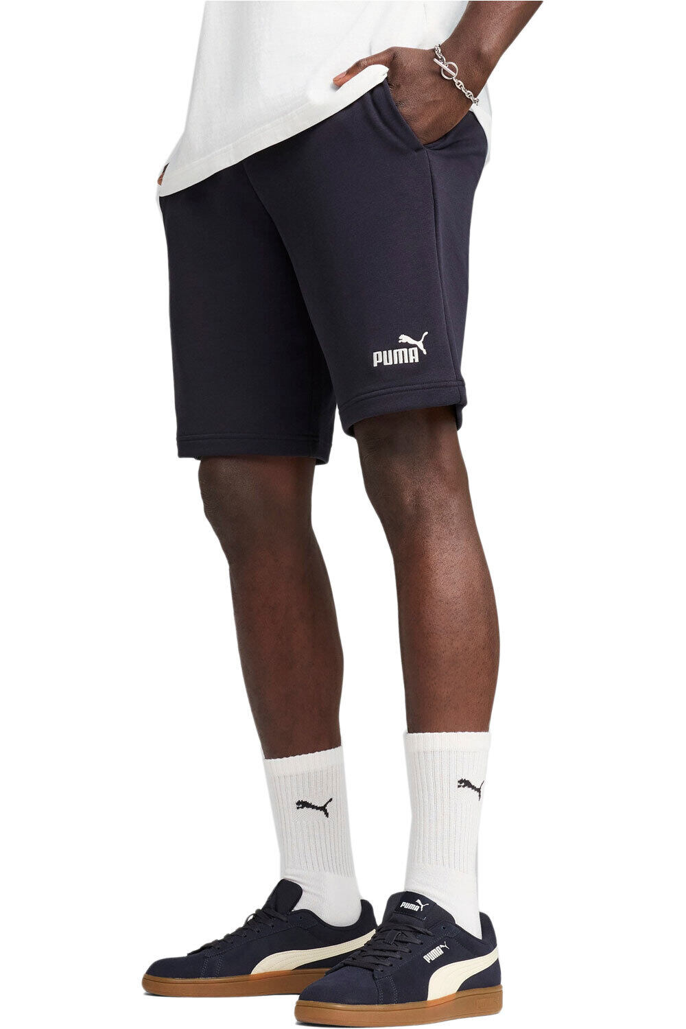 Puma bermudas hombre ESS No. 1 Logo Slim vista frontal