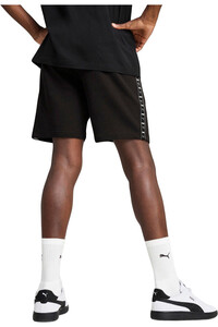 Puma bermudas hombre ESS TAPE Shorts 9  TR vista trasera