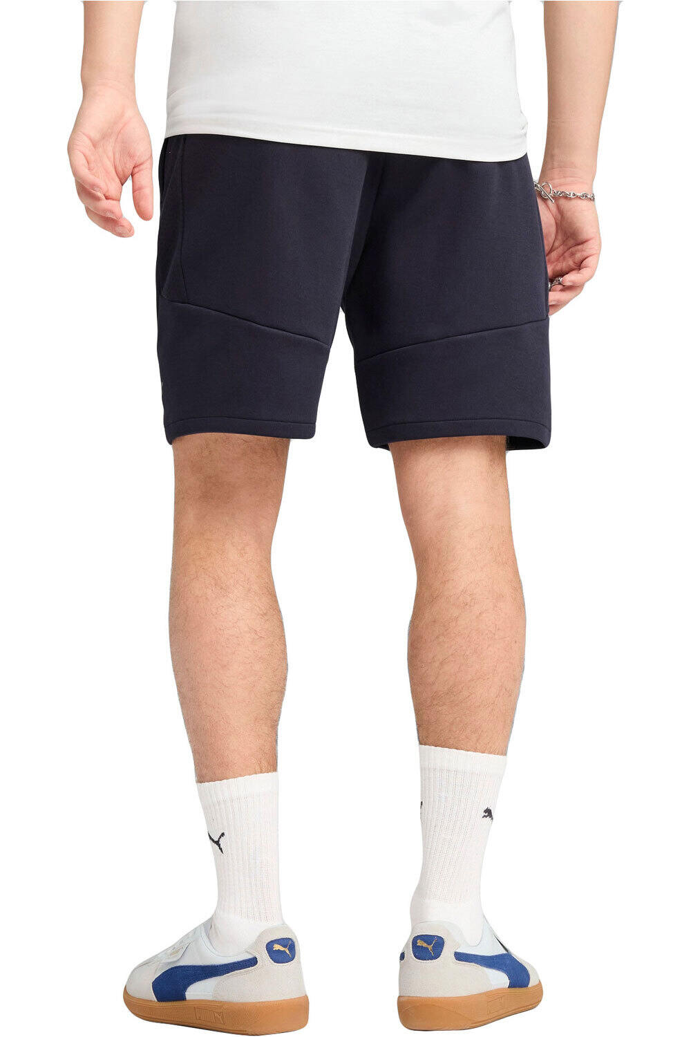Puma bermudas hombre EVOSTRIPE Shorts 8  DK vista trasera