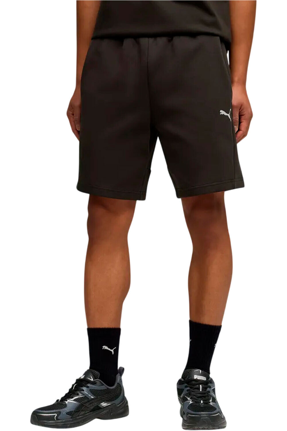 Puma bermudas hombre PUMATECH Shorts DK vista frontal