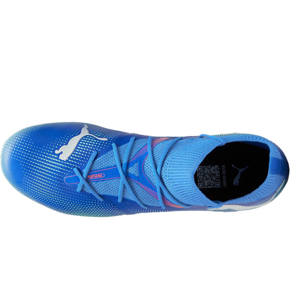 Puma botas de futbol cesped artificial FUTURE 7 MATCH MG AZVE vista superior
