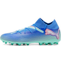 Puma botas de futbol cesped artificial FUTURE 7 PRO MG AZVE lateral exterior