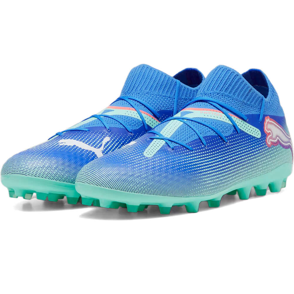 Puma botas de futbol cesped artificial FUTURE 7 PRO MG AZVE lateral interior