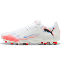 Puma botas de futbol cesped artificial FUTURE 8 PLAY MG BLNA lateral exterior