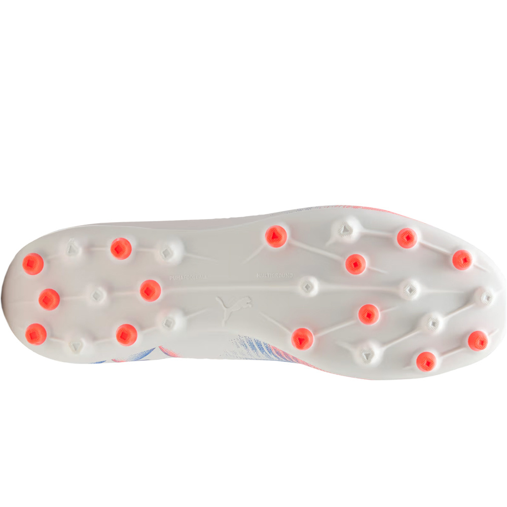 Puma botas de futbol cesped artificial FUTURE 8 PLAY MG BLNA vista trasera